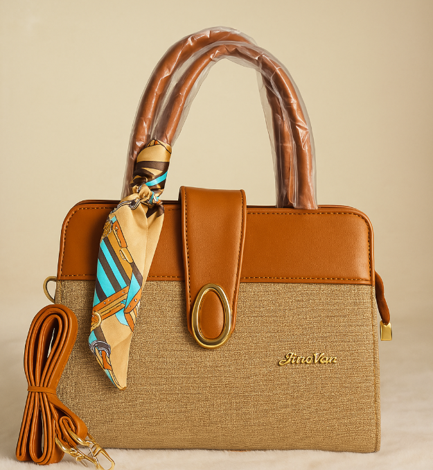 Tan and Brown Handbag