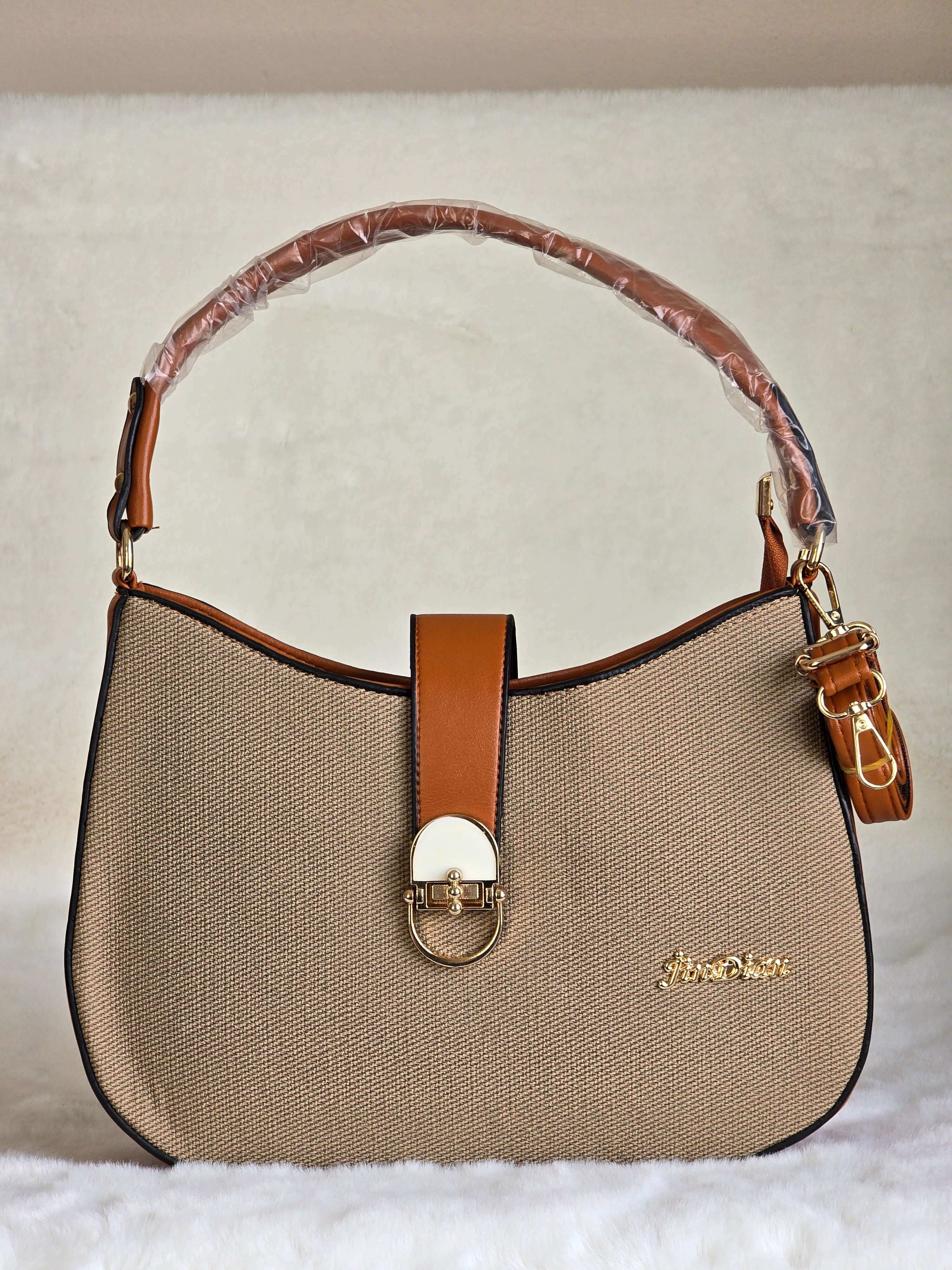 Savanna Luxus Handbag - Beige Deep Medium